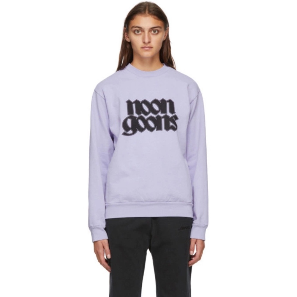 Noon Goons Downtown‎ Los Angeles 2XL Lavender Crewneck Sweatshirt NWOT